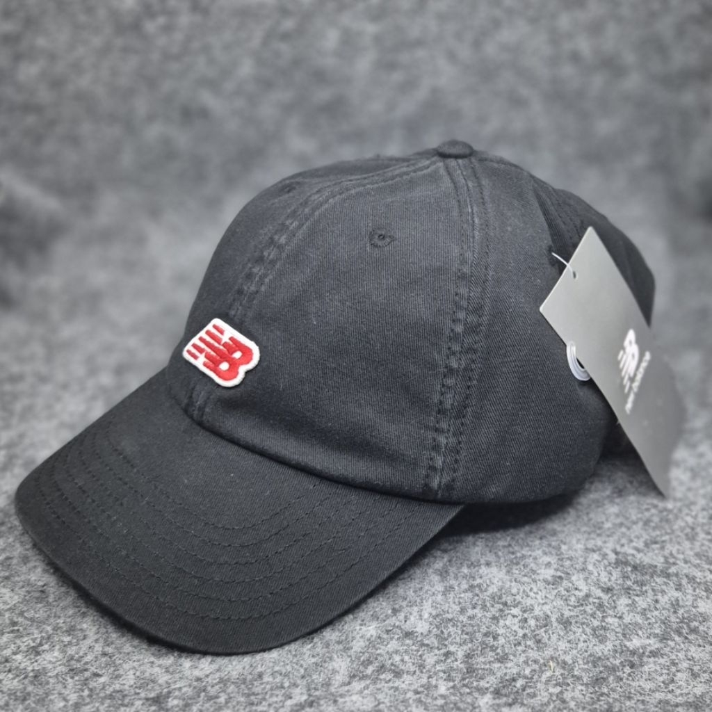 Sale topi NB basic 6 panel logo patch unisex original topi kasual pria wanita