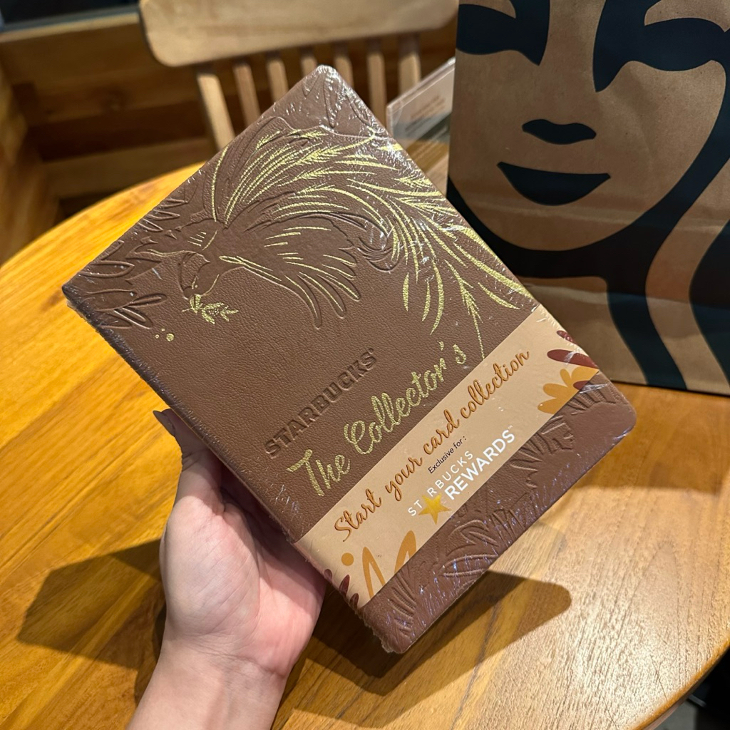 NEW Starbucks The Collector’s Card Collection Leather Card Album Original Starbucks