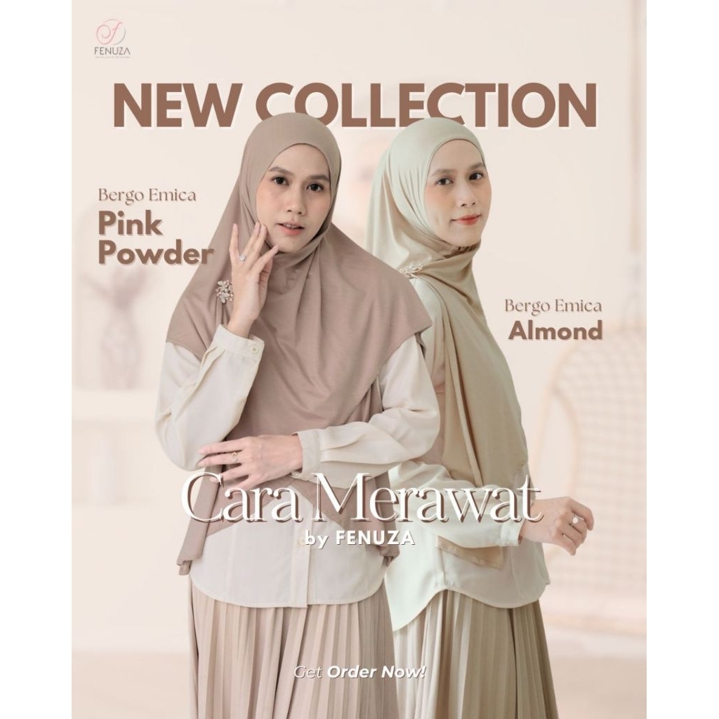 Emica Bergo Series Hijab Instan Non Pad Antem by Fenuza