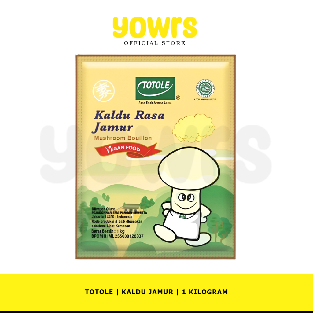 TOTOLE Kaldu Jamur 1 kg | TOTOLE Kaldu Rasa Jamur 1kg | TOTOLE Mushroom Bouillon 1 kg