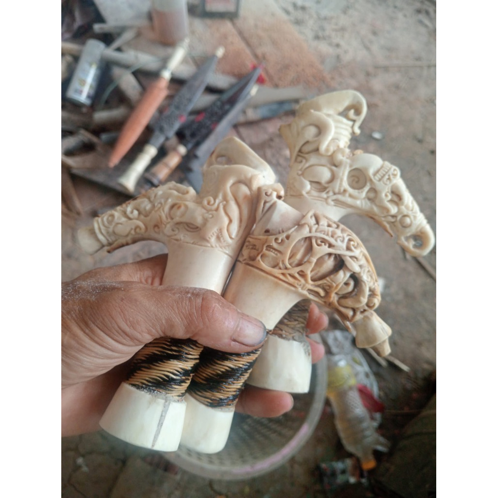 HULU GAGANG MANDAU KHAS DAYAK KALIMANTAN