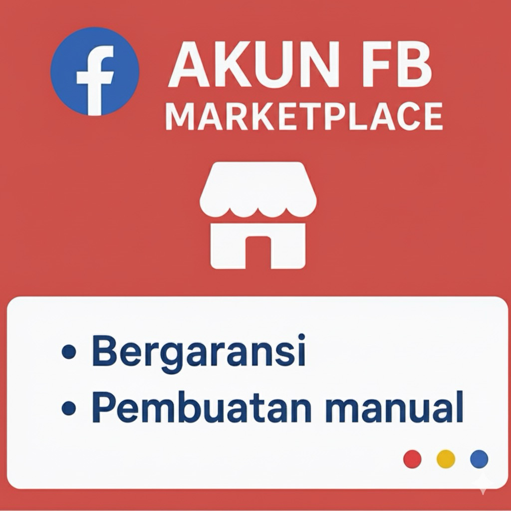 AKUN MARKETPLACE FACEBOOK BERGARANSI MURAH FRESH