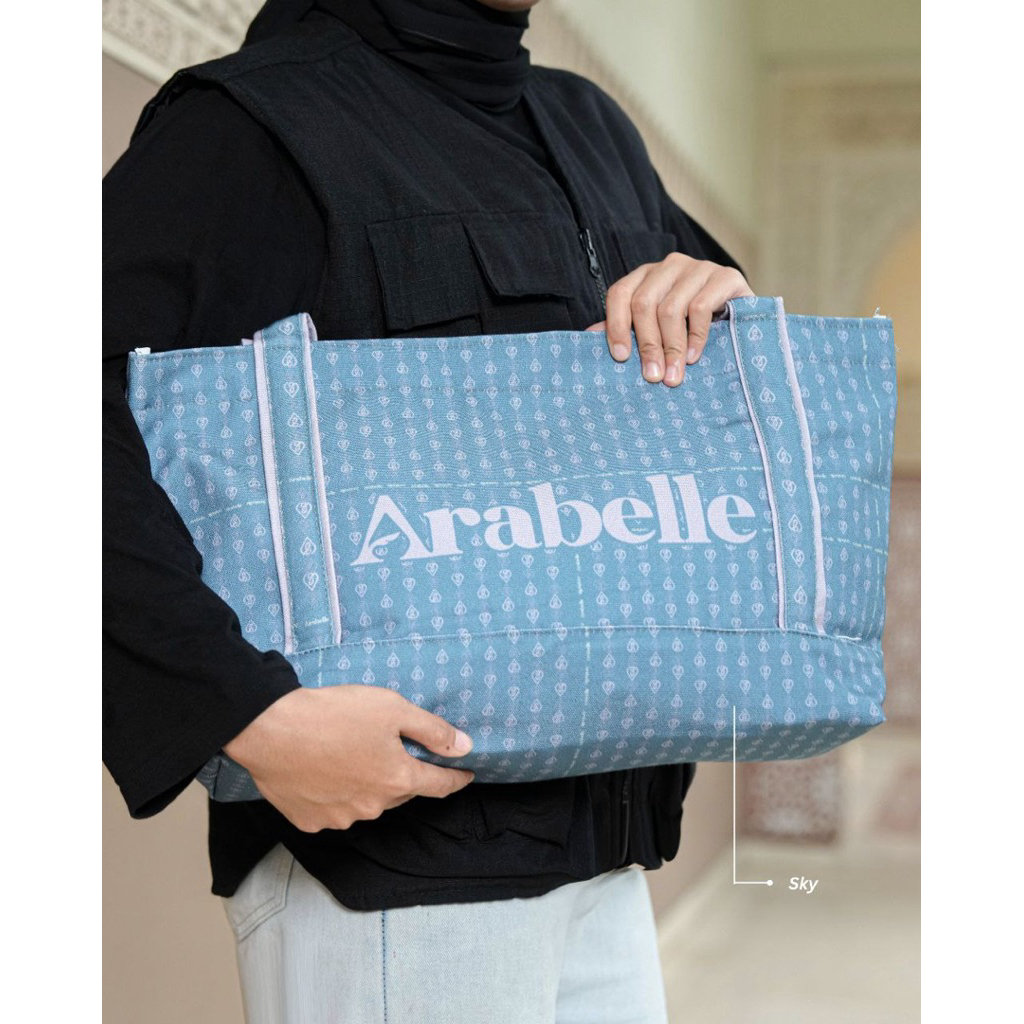 Arabelle OFFICIAL Daily Totebag kanvas ootd daily outfit terbaru kekinian tas jumbo