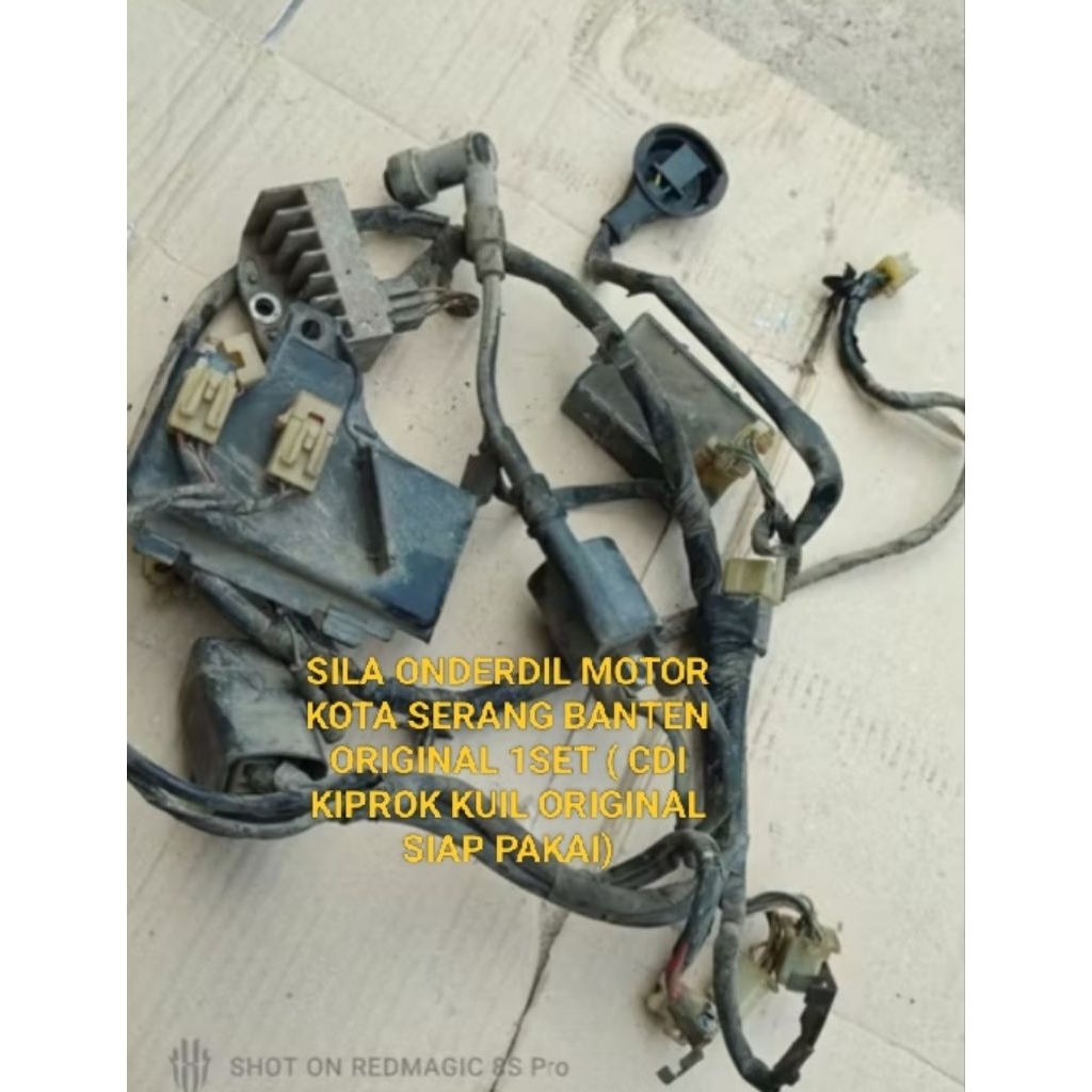Kabel Body Bodi Komplit Honda Supra x 125 Helm in Karbu (1SET CDI KIPROK KUIL ORIGINAL SIAP PAKAI)