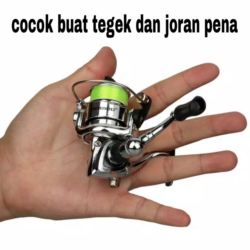 Reel Pancing mini 100 full besi reel Spinning Fishing DAO LI SU800 /reel Terkuat [termurah promo cuc