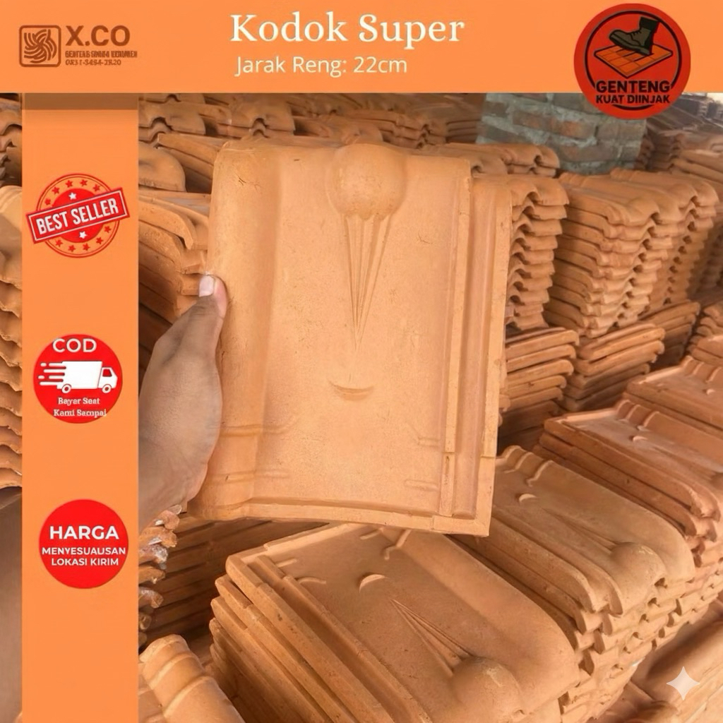 Genteng Klasik. Kodok super Sokka Kebumen Kualitas No 1