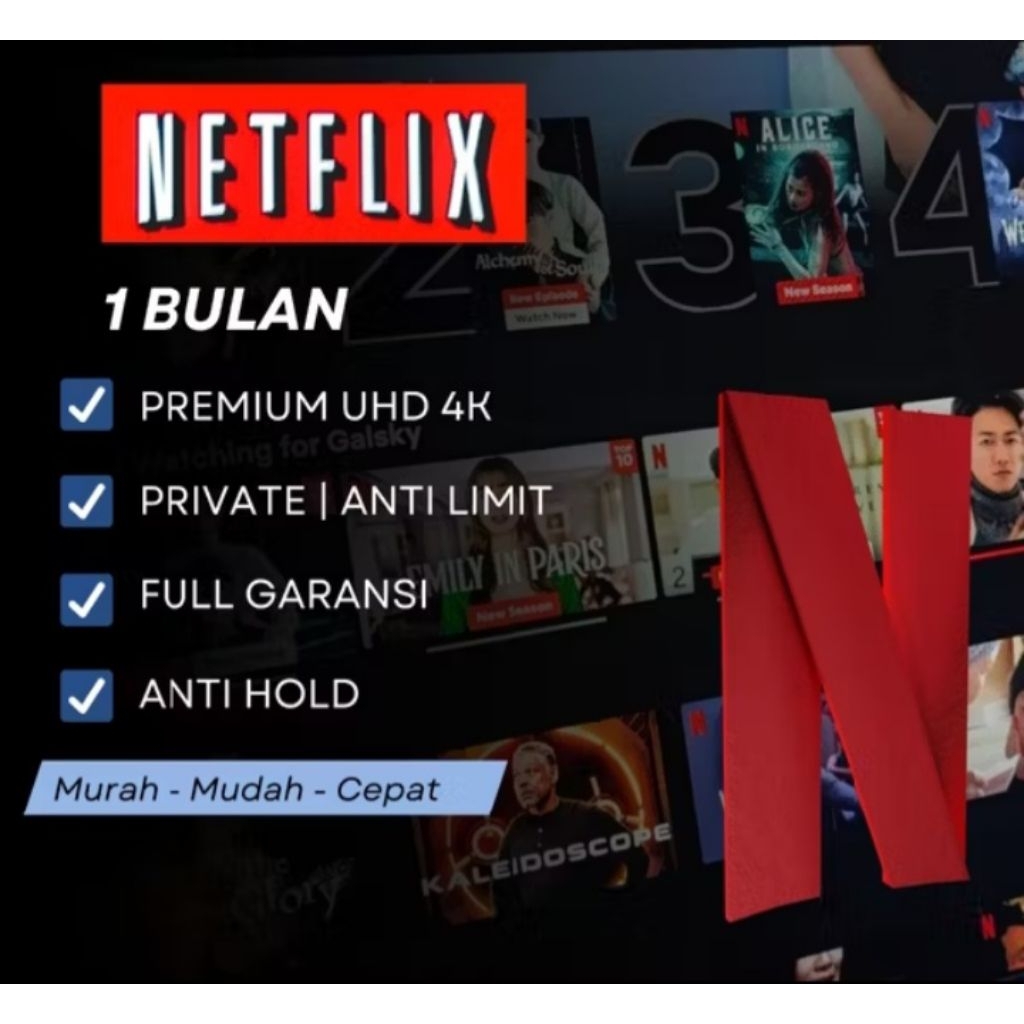 Langganan Netflix 1hari