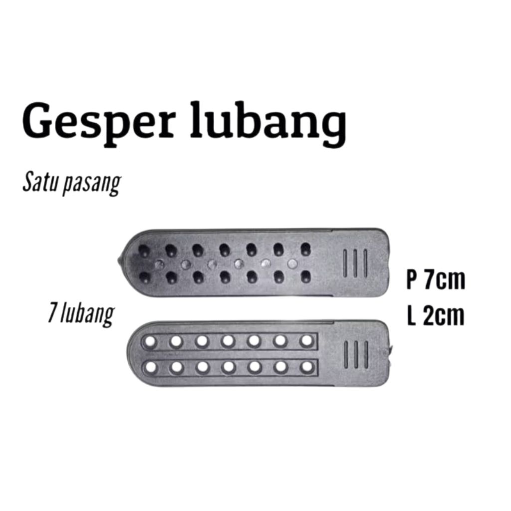 Gesper Lubang Lubang Gesper Pengait Topi Topi pengait