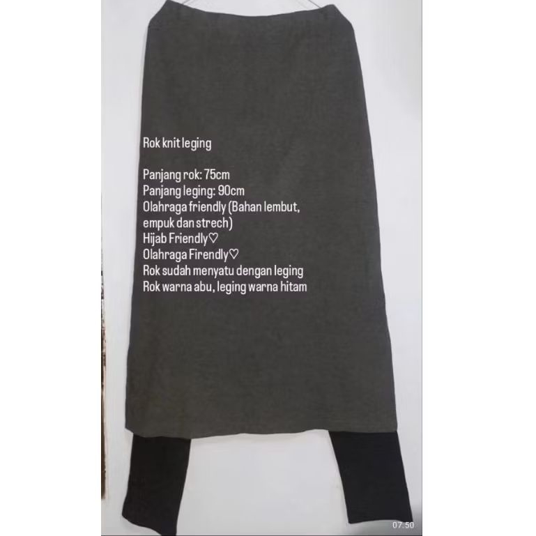 preloved rokcel rok knit legging rok celana