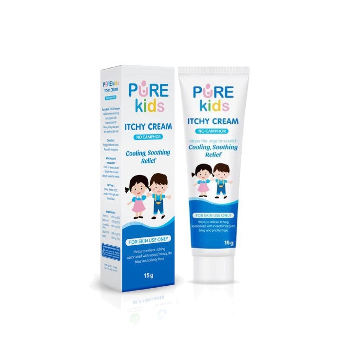 Pure Kids Itchy Cream 15 g - Salep Pereda Gatal Biang Keringat