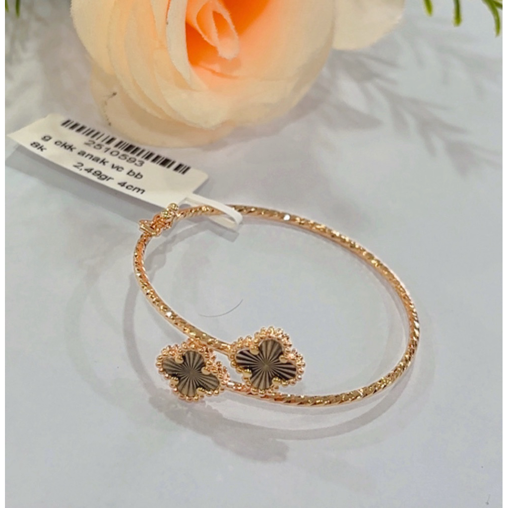 gelang cekak anak emas kadar 8k