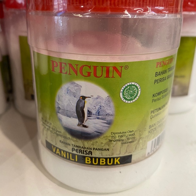 Penguin Vanili Bubuk / Vanili Cap Penguin 400gr