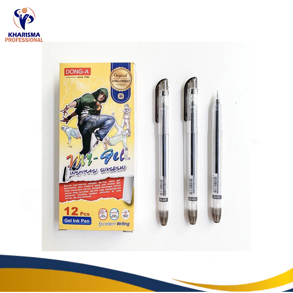 Pulpen My Gel 0.5mm HITAM