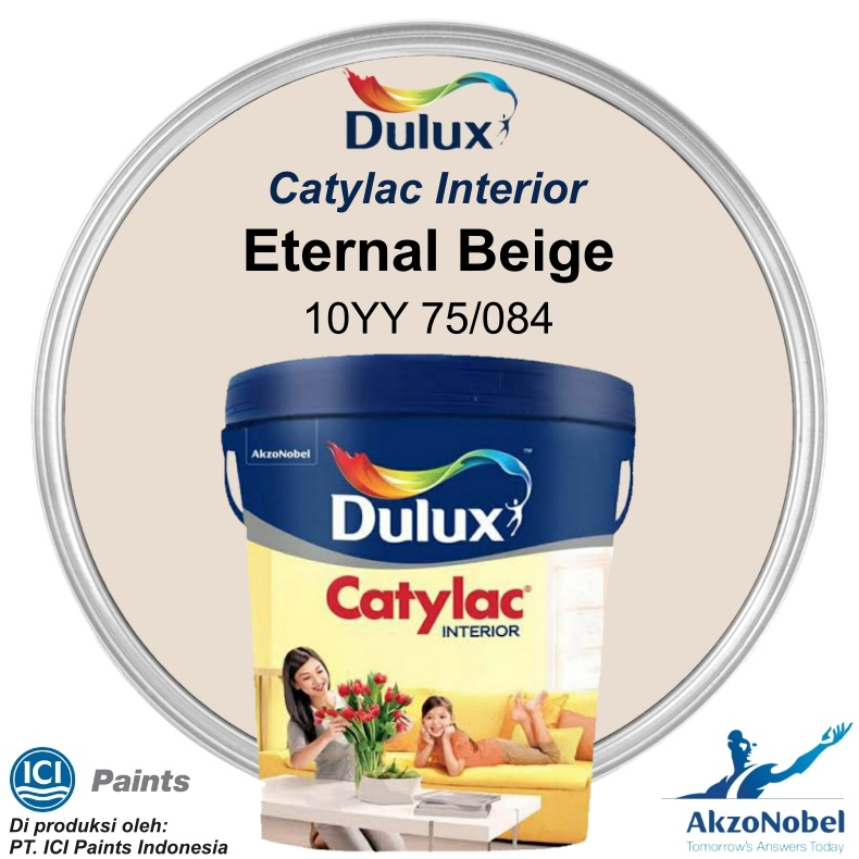 DULUX CATYLAC INTERIOR 10YY 75/084 ETERNAL BEIGE - 25 KG