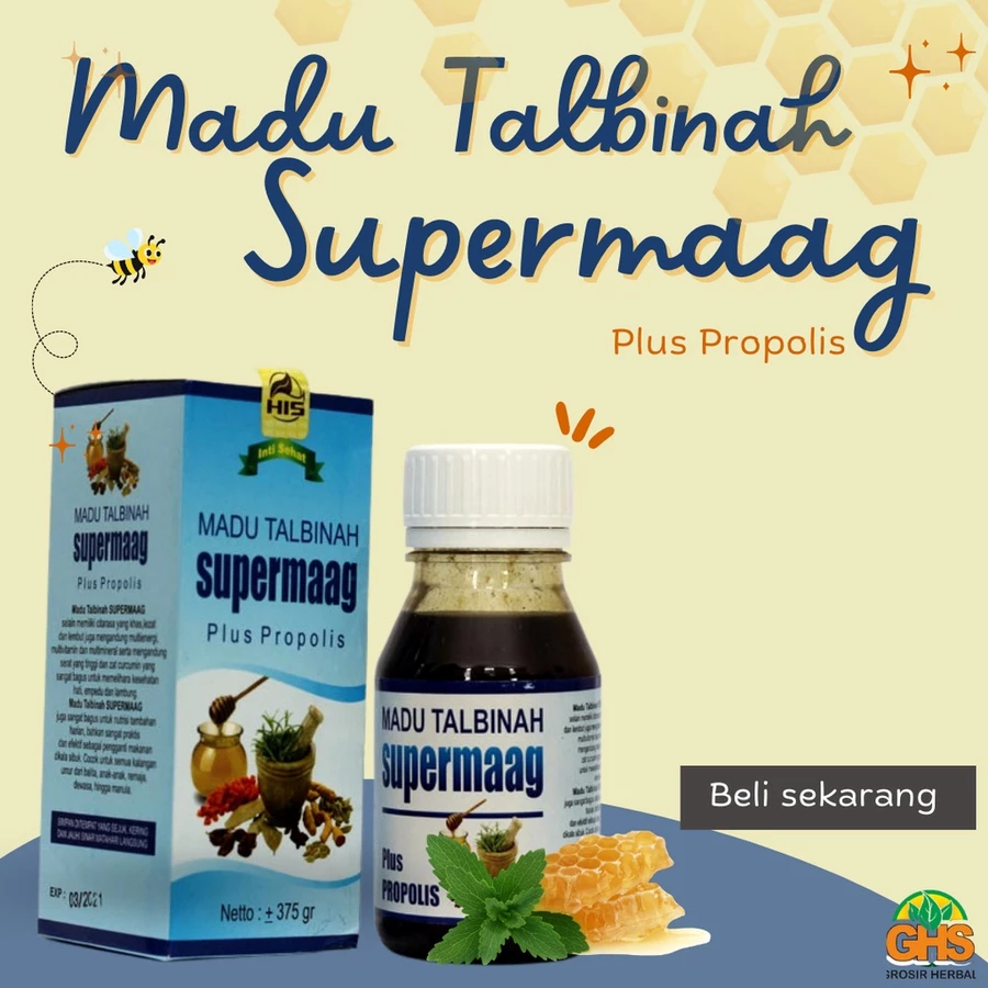 Madu Supermaag Talbinah - Madu Maag - Madu Lambung - Madu Talbinah - Madu Pencernaan Original 375gra