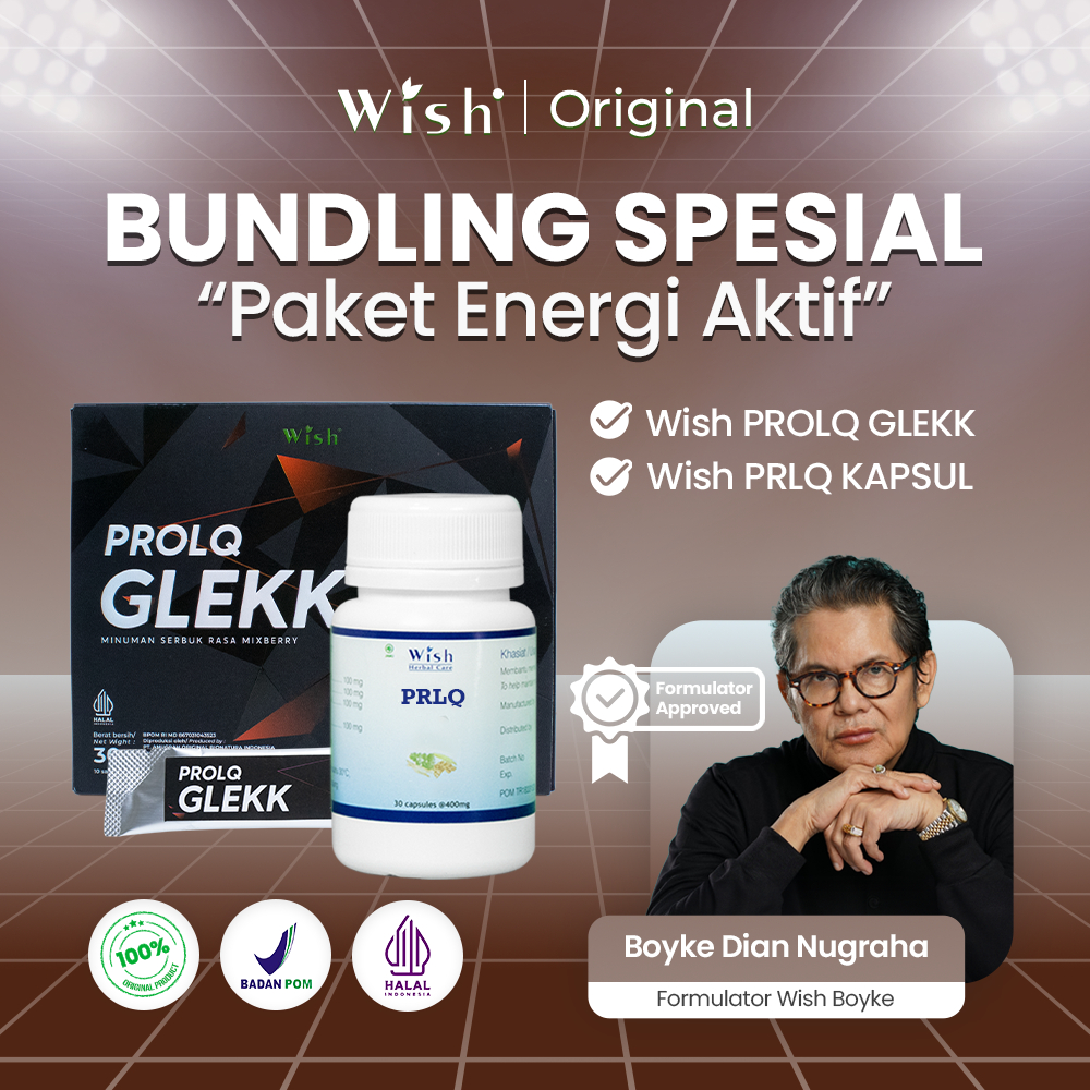Wish Paket ProLQ Kapsul ProLQ Glekk Dr Boyke BPOM HALAL
