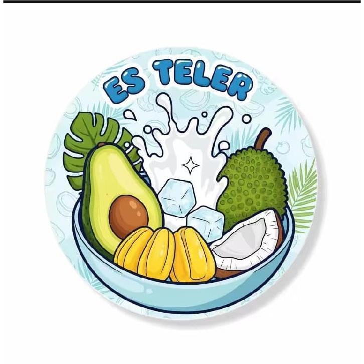 Stiker Lebel Minuman