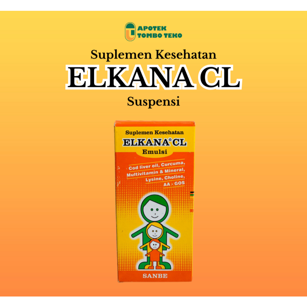 Elkana CL Emulsi Suplemen Kesehatan Anak Vitamin