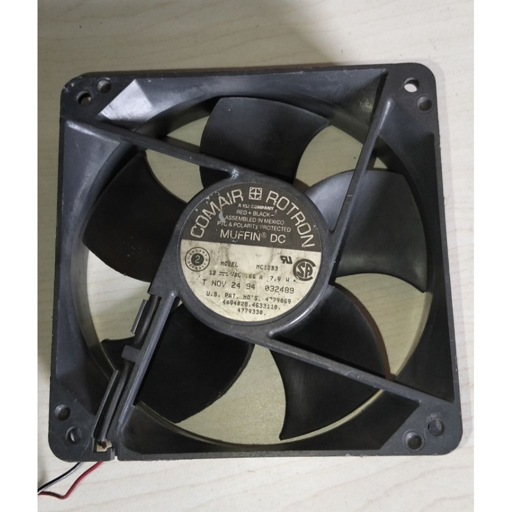 KIPAS FAN 12X12 12V 0.66A T 3.2CM BEKAS
