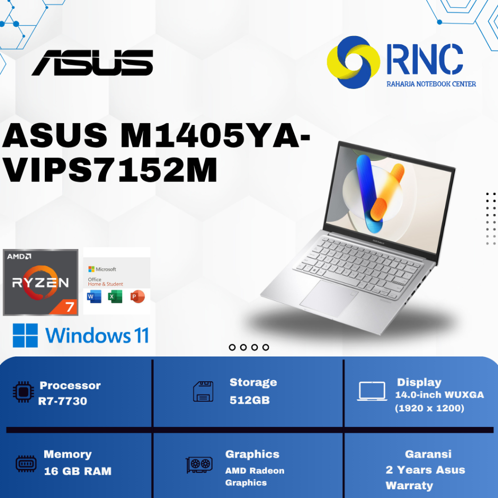 ASUS M1405YA-VIPS7152M R7-7730U 16GB 512GB