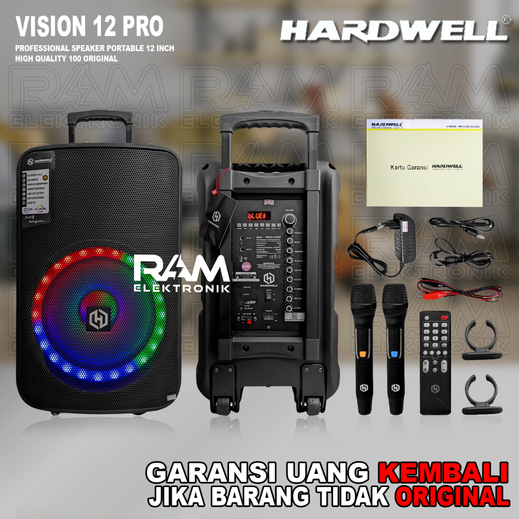 Speaker Portable Meeting 12 Inch HARDWELL VISION 12 PRO | VISION 12PRO Original