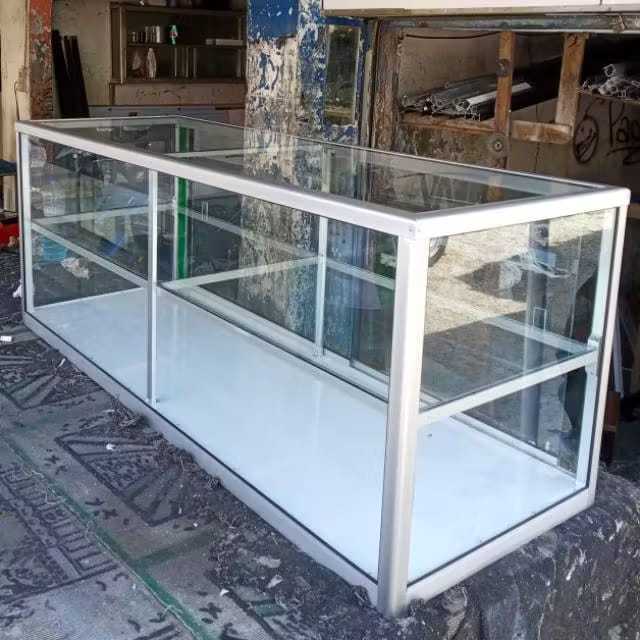 BACA DESKRIPSI /Etalase Warung Nasi Aluminium/ Etalase Warung/ Etalase Aluminium/ Etalase Usaha/ Eta