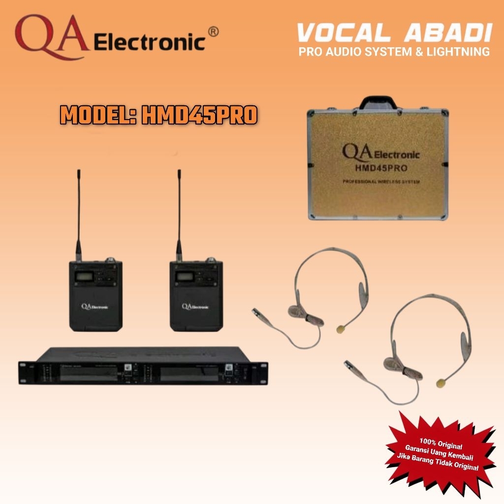 MICROPHONE WIRELESS QA-ELECTRONIC HMD45PRO