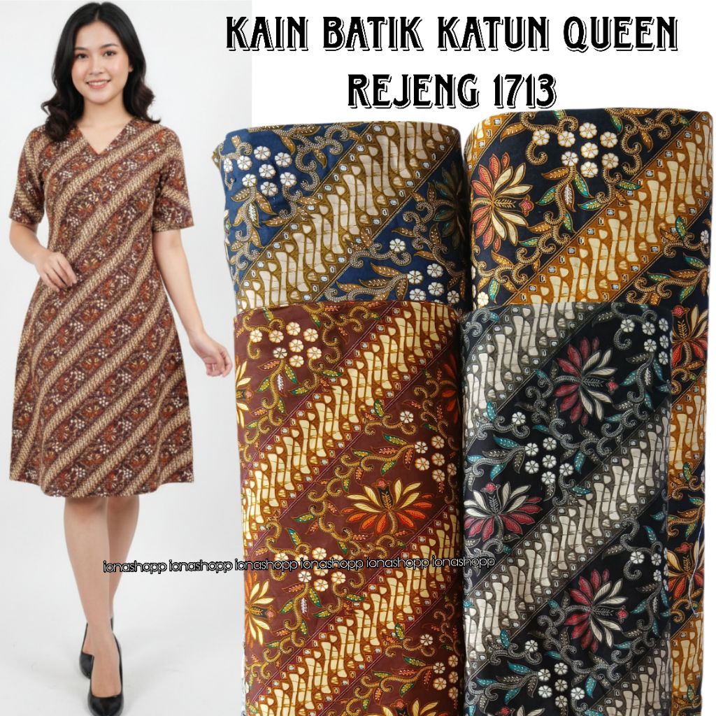 Kain Batik Katun Parang PB 1713 / Kain Batik Meteran