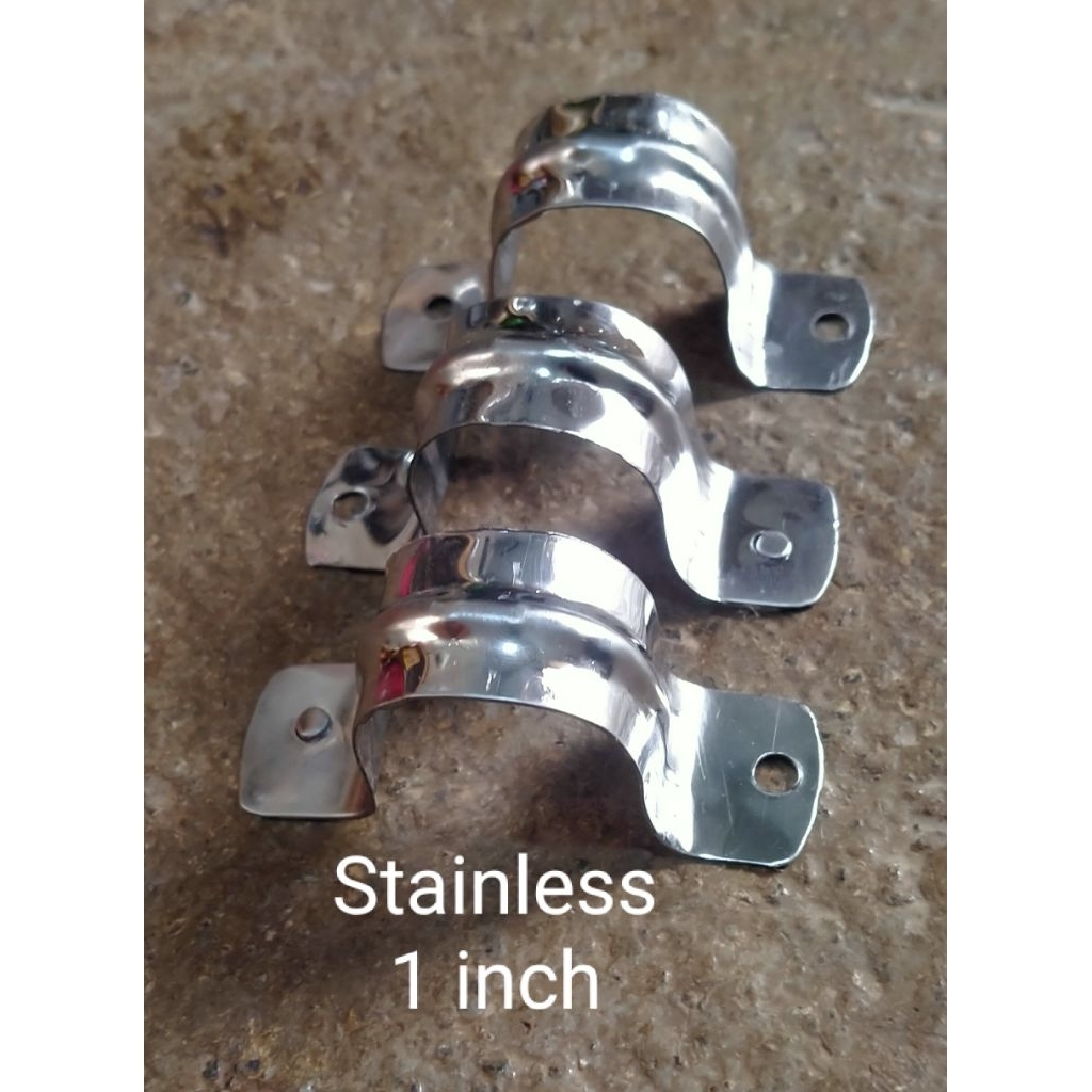 Klem pipa paralon 1 inch Stainless