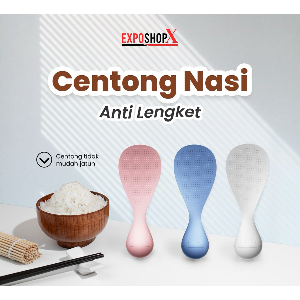 Centong Nasi Anti Lengket / Centong Nasi Anti Jatuh