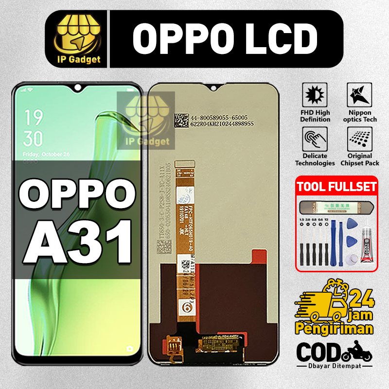 ORI FOR LCD OPPO A31 Fullset Original LCD HP OPPO A31 Asli Touchscreen Layar Sentuh HP COD