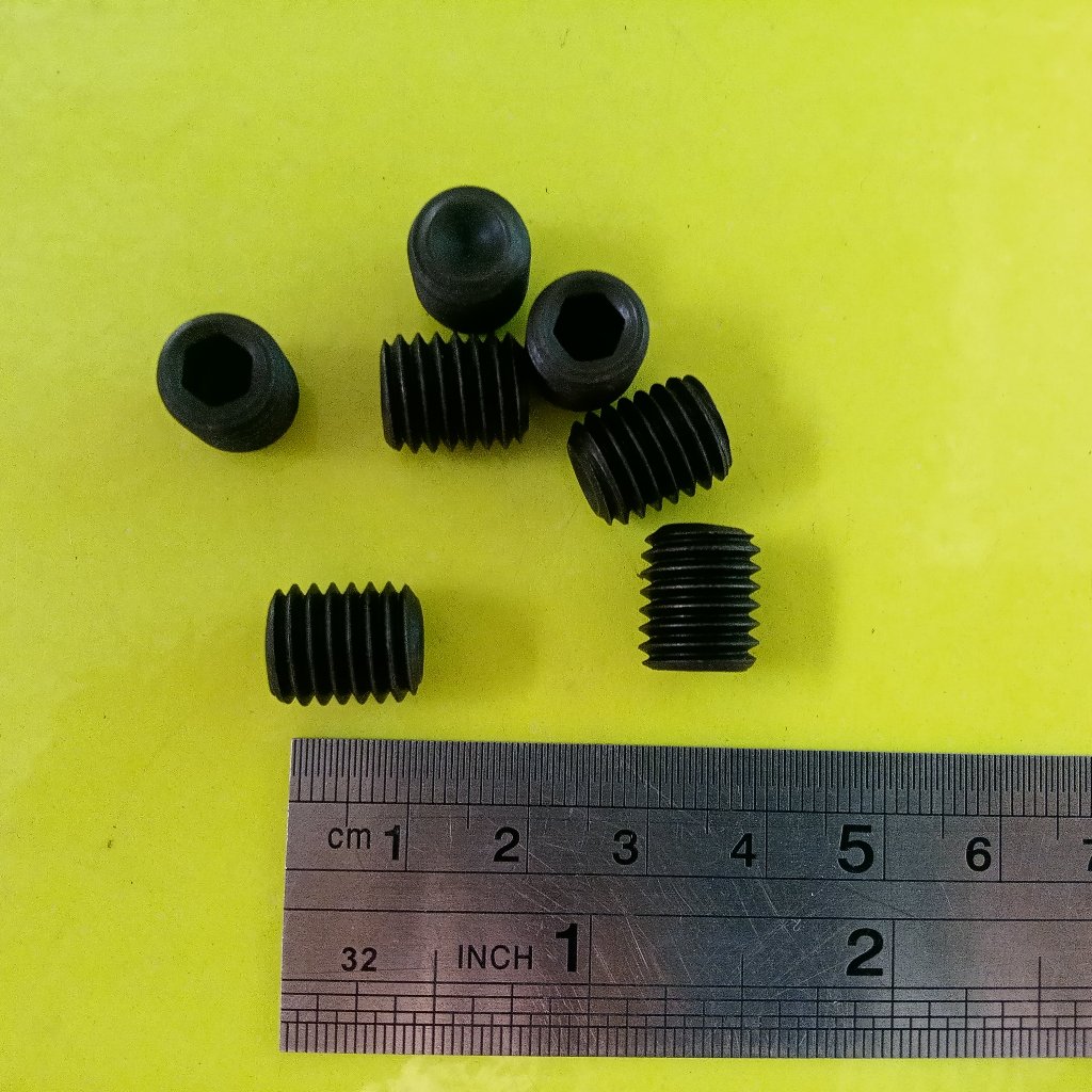 BAUT L TANAM M12 X 12 BAJA KUNCI L6 / L 6 / BAUT L TANAM M12X12 / BAUT L SET M12X12 BAJA HITAM SOCKE