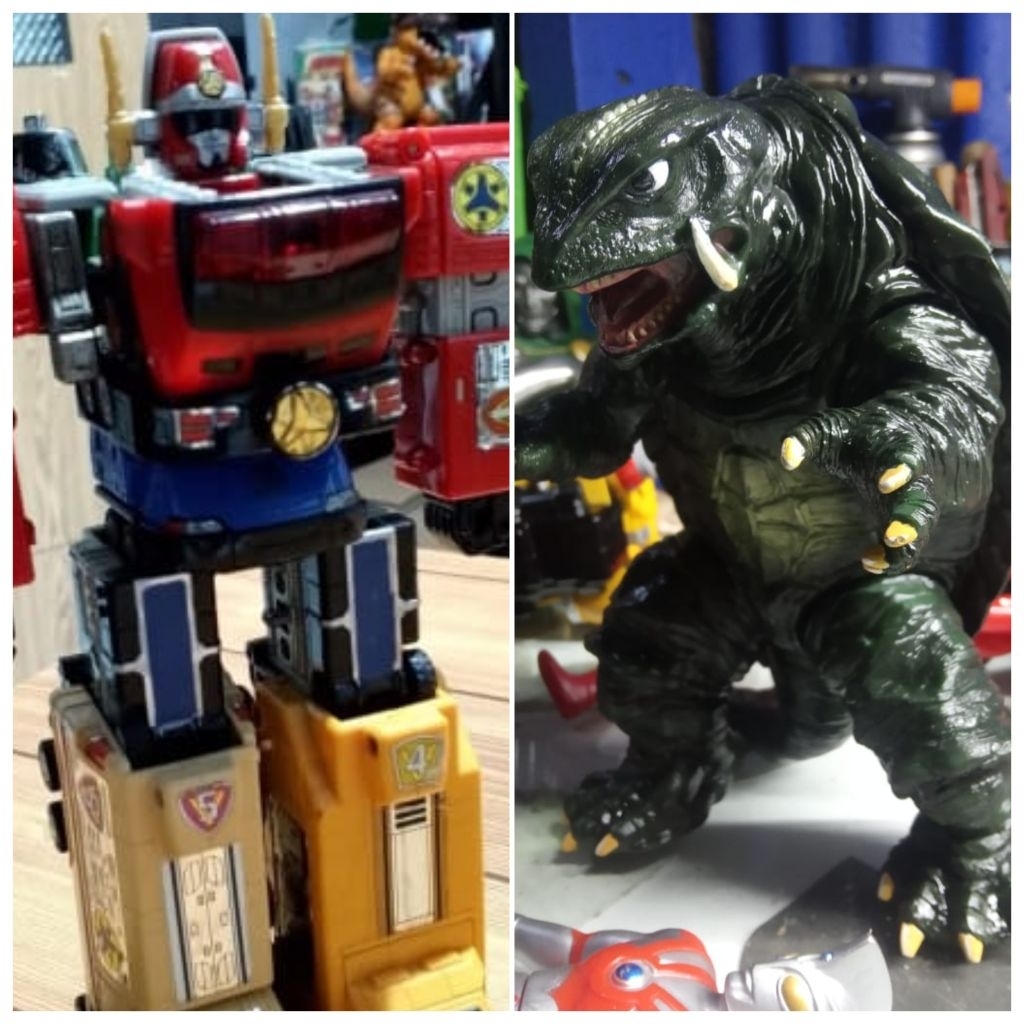 DX Megazord Victory Robo set Gamera Original BANDAI Titipan Bang Yayan