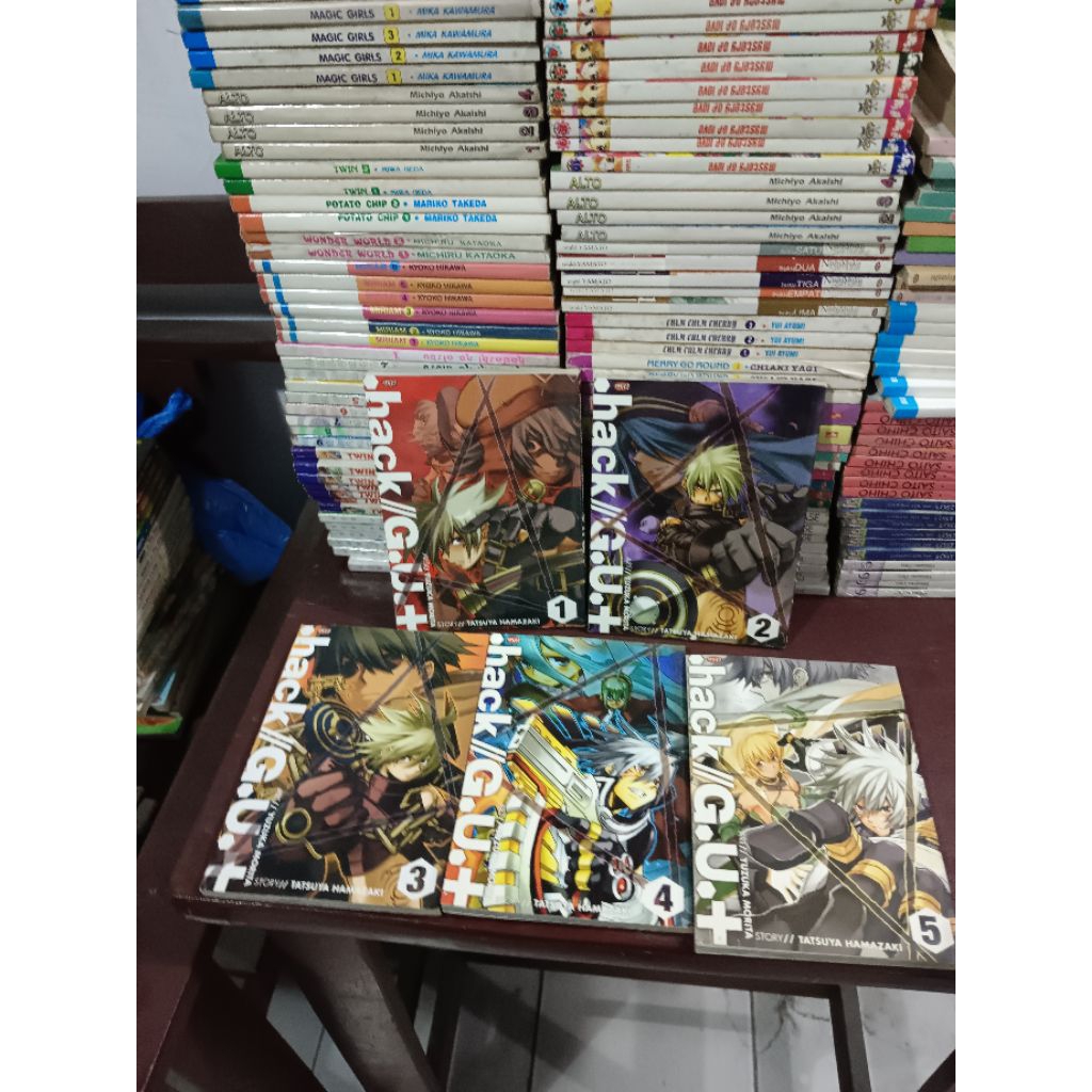 Komik Yuzuka Morita & Tatsuya Hamazaki - .Hack//G.U.+ 1-5 (End)