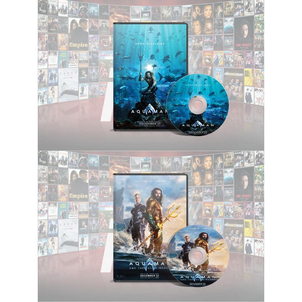 DVD Aquaman (2018) + DVD Aquaman The Lost Kingdom (2023)