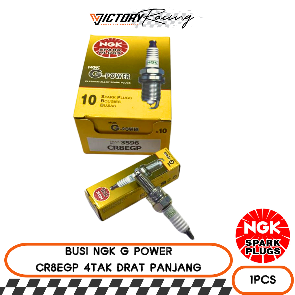 Busi NGK G POWER CR8EGP Beat Karisma Fu Vixion Mx Nmax