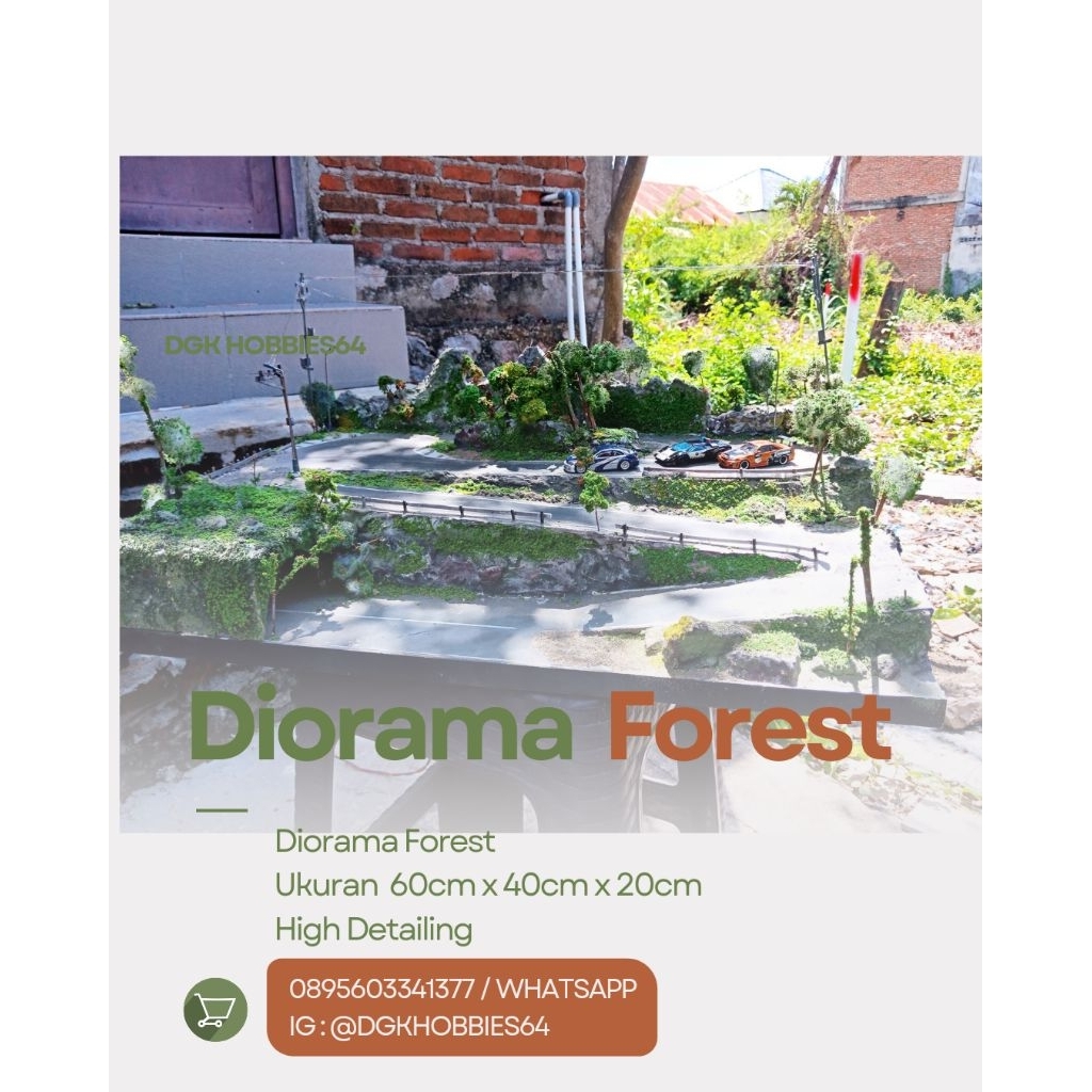 Diorama Hotwheels Diorama Pegunungan