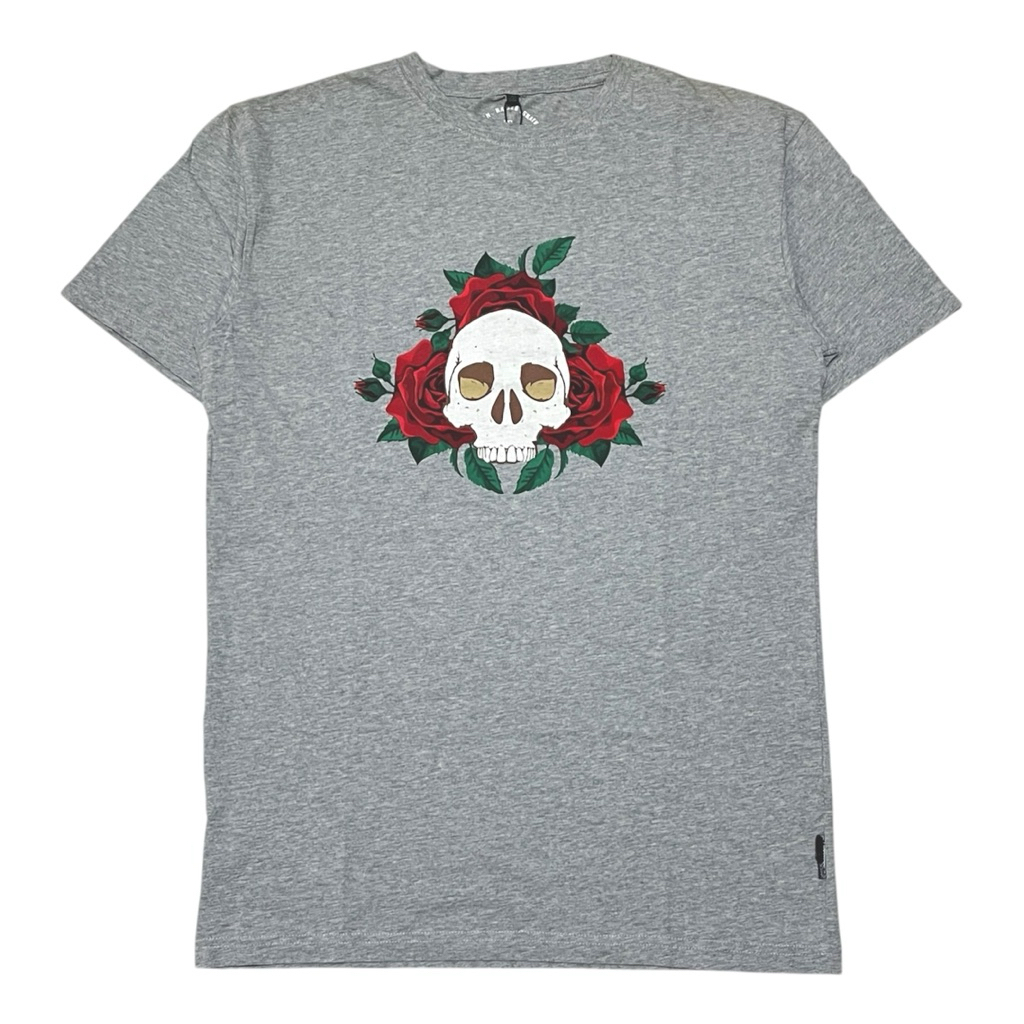 Kaos Pria Lengan Pendek Juice Ematic Original MTSS Save Garden Grey Marley