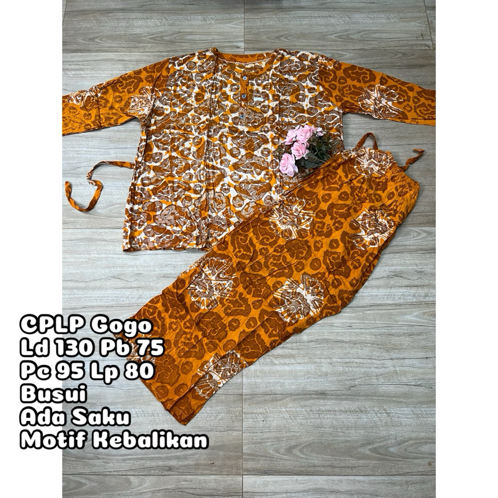 Setelan CPLP Gogo Ld 130 Busui Saqueena Batik