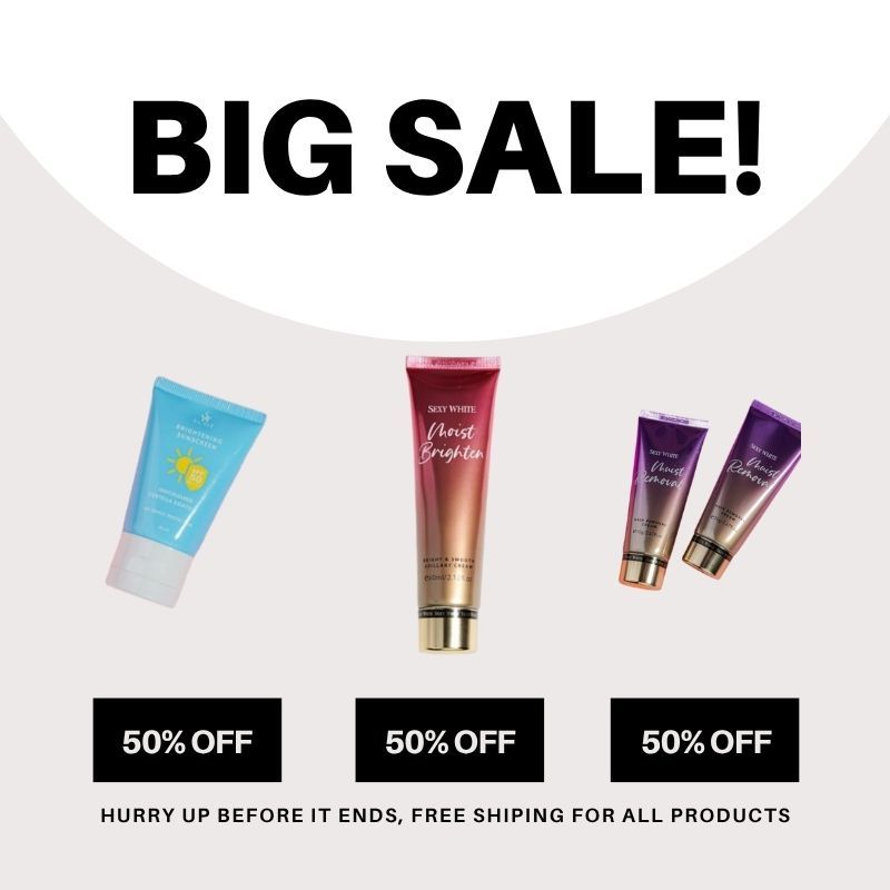 Sexy White | Moist Removal | Moist Brighten | Sunscreen PROMO CUCI GUDANG