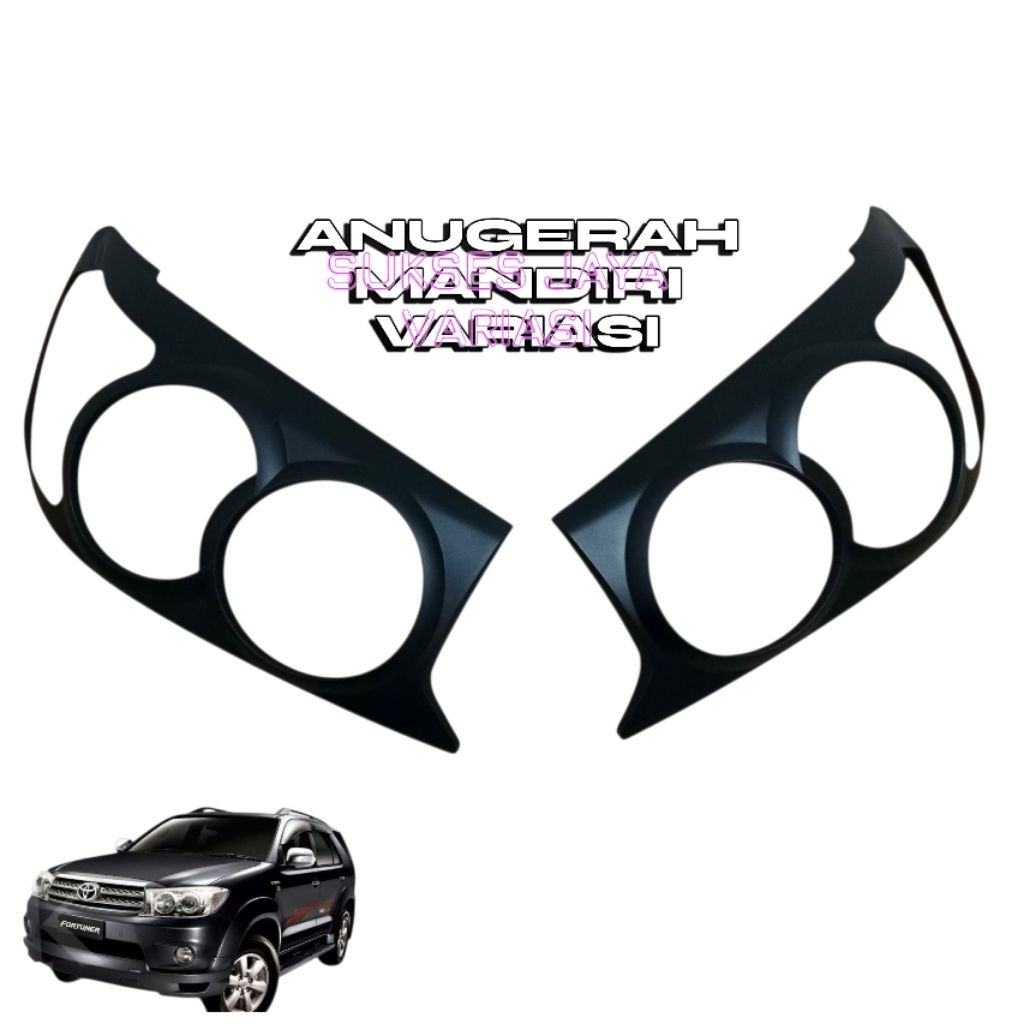 GARNIS DEPAN NEW FORTUNER 2008 2011 HITAM