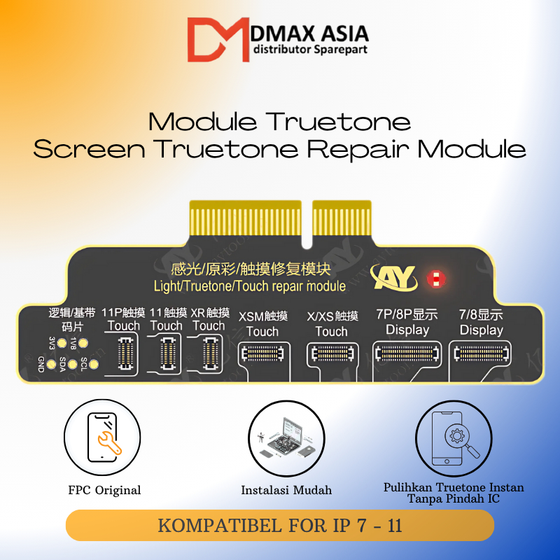 Dmax Asia - AY A108 Alat Copy Truetone IP 7 - 11 Modul Board