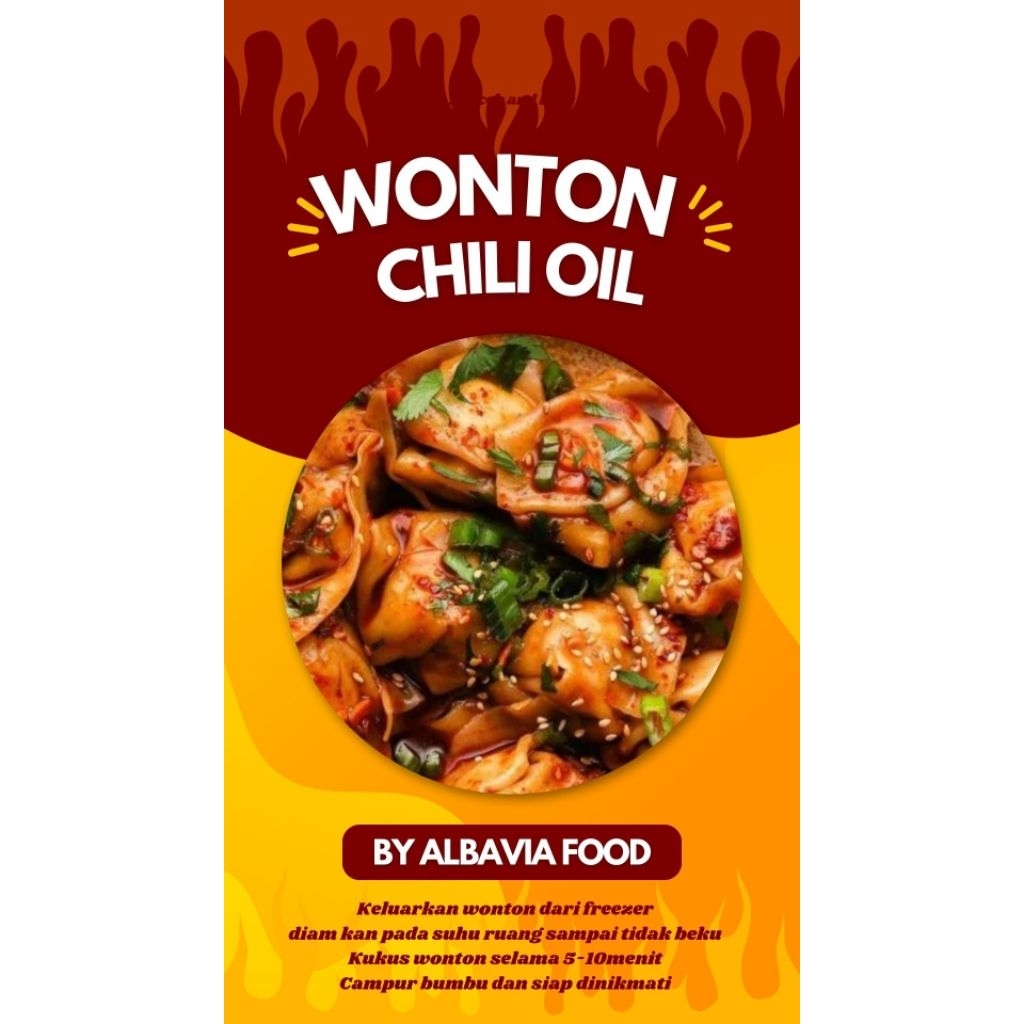 wonton chili oil