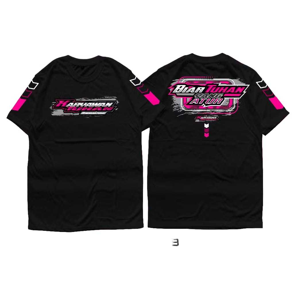 PROMO T-Shirt Karyawan Tuhan / Baju Kaos Kata Kata Karyawan Tuhan Biar Tuhan Yang Atur / Kaos Trendy