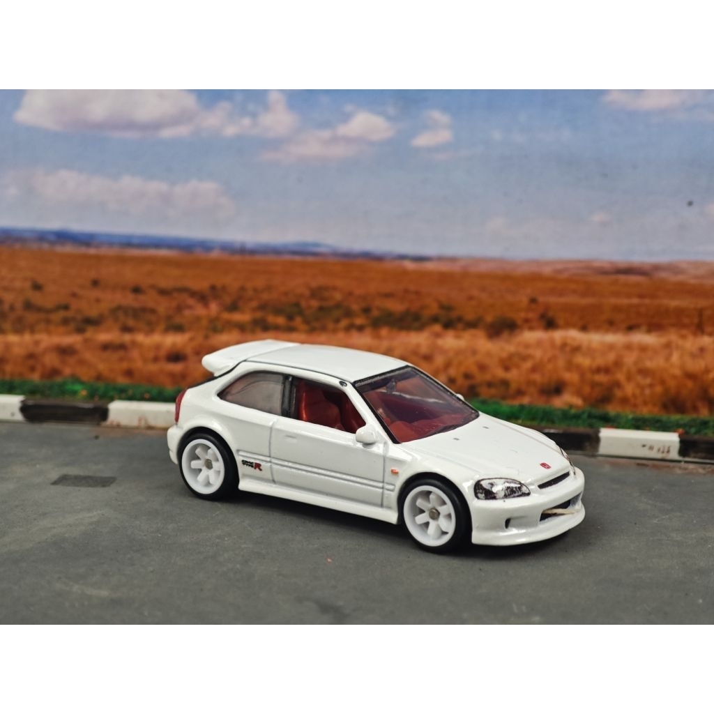 hot wheels premium honda civic type R ek9 diorama
