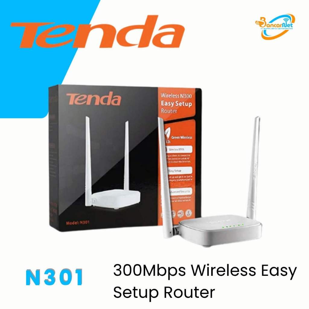 Wireless Router N301| Tenda N301| TENDA BEST SELLER