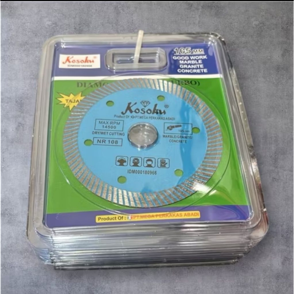 Kosoku Turbo biru NR108 series - Pisau Gurinda Keramik Kosoku Turbo  diamond wheel kosoku turbo biru