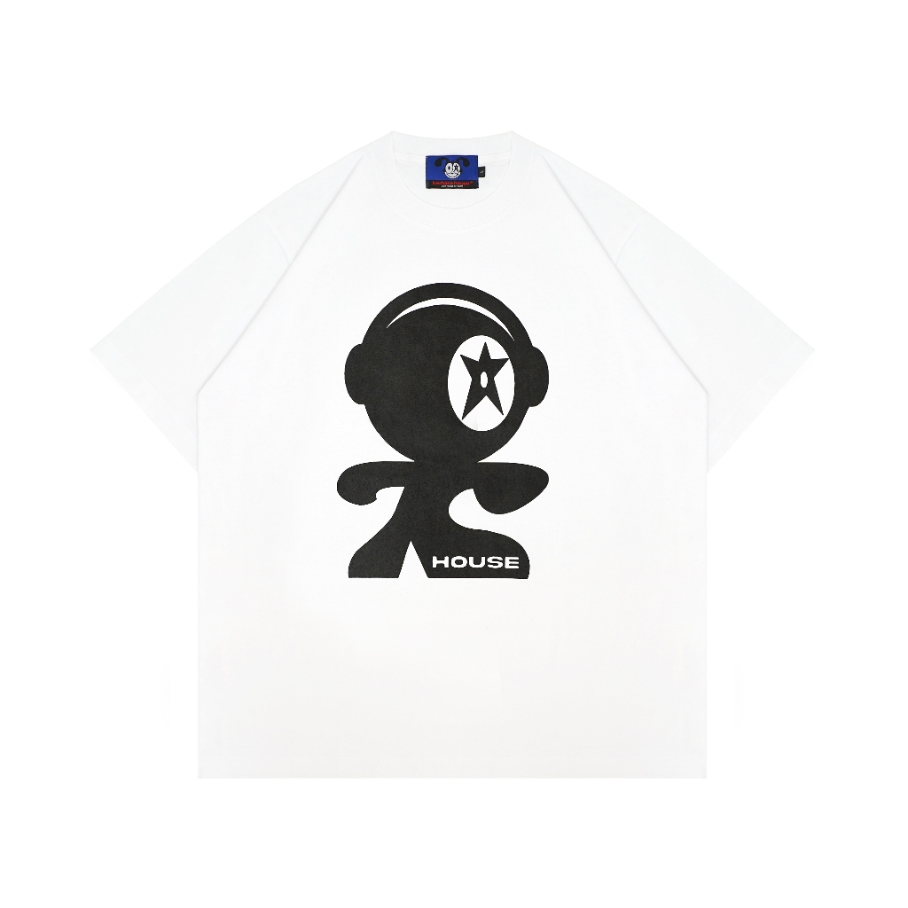 Berhana House - Lush White Oversized T Shirt | Kaos Oversized Unisex | Kaos Putih
