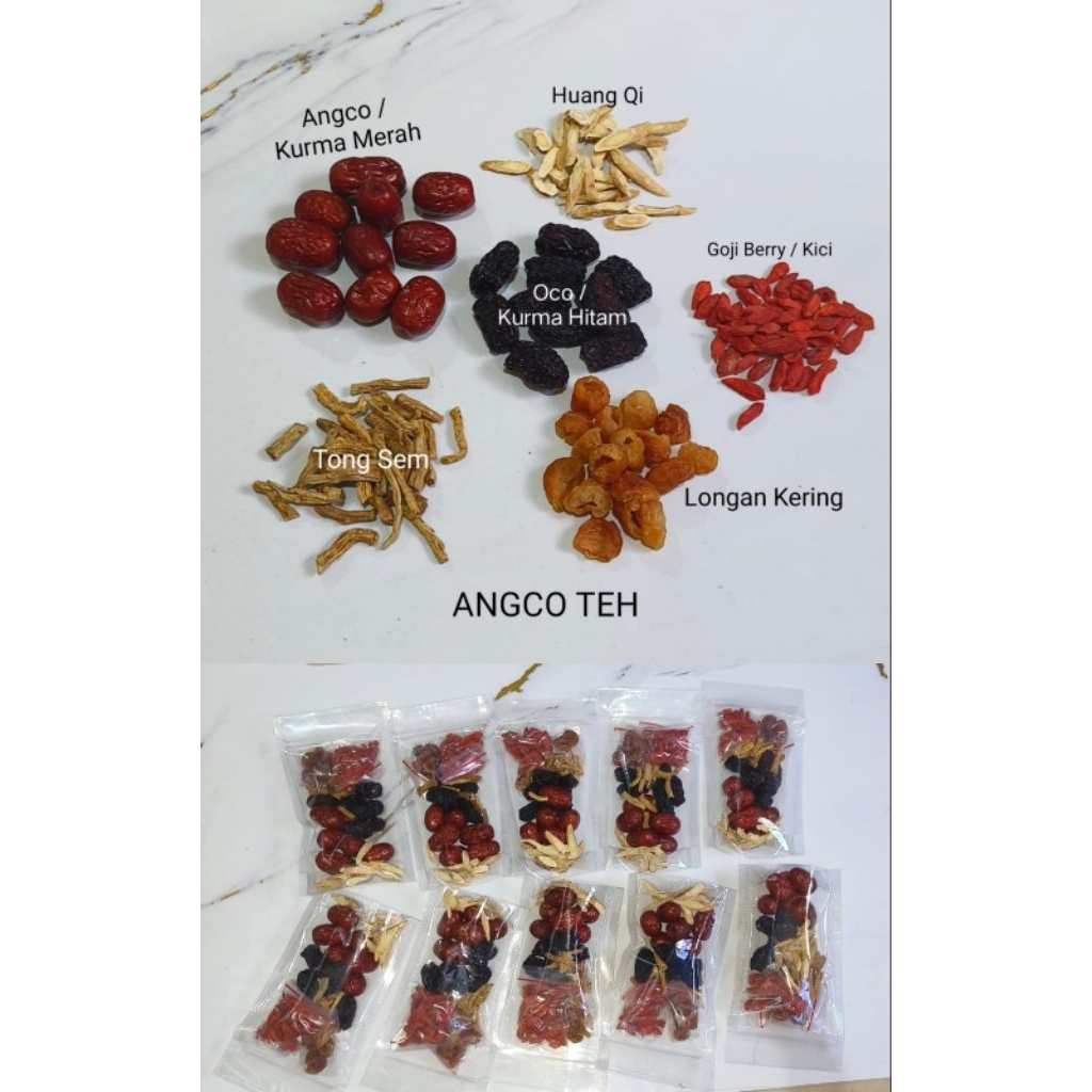 Jaya Angco Teh 6 Macam Herbal / Angco Teh minuman setelah melahirkan / Angco Teh untuk masa nifas/ni