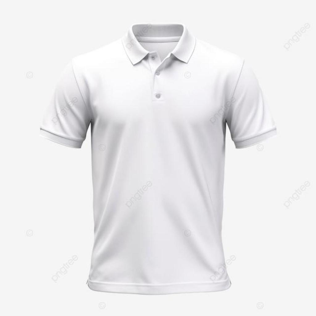 Kaos Polo Shirt Tshirt Baju Kerah Distro Putih White banyak warna sablon bordir polos custom indones